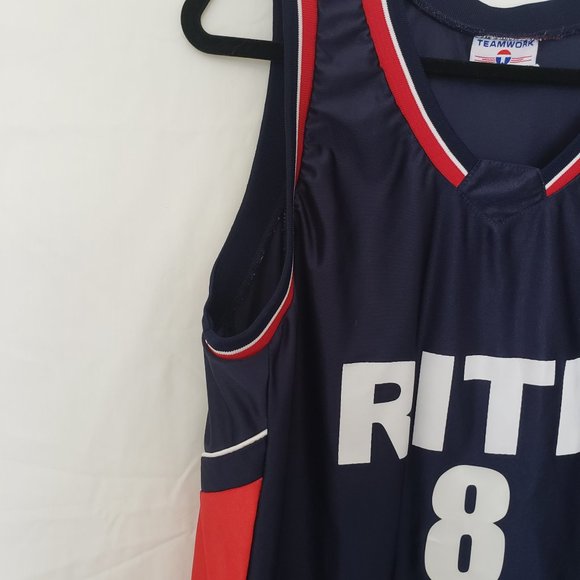 Teamwork Athletic Apparel Tank Mens Rite 8 Aid Red White Blue Size X-LG/46-48 - Picture 3 of 14